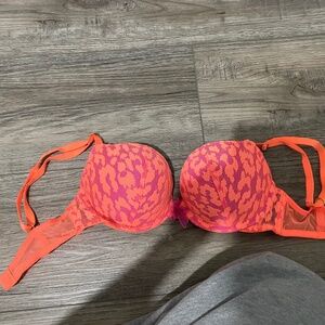 Victoria Secret VS push up bra 2000s y2k vintage cheetah print